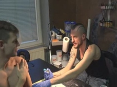 fetching Orgy For currency In A Tat Studio