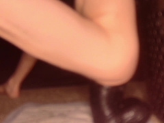 Demolishing my butt with fresh plaything Chorizo N' Eggs XXXL