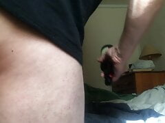 Beer bottle anal gape