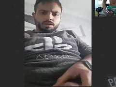 Camming with my sexy bator buddie on skype