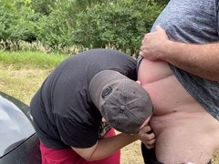 Outdoor farm fucking on a scorching summer day