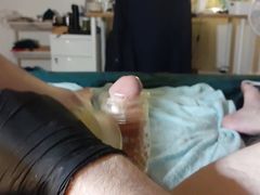 Cumming and post-orgasm polishing