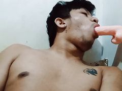 Kraken - Wanking and suck my dildo