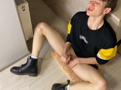 Step-son tries to seduce his brother with a big cock