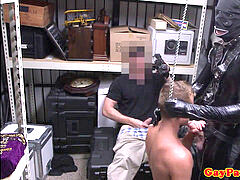 straight pawning guy has three-way with broker