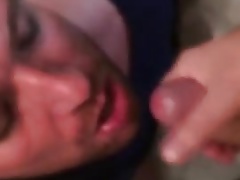 Cum sucking in the kitchen
