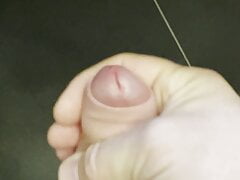 my cumshot in front of the camera