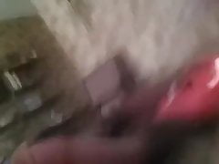 Burning my cock with lighter