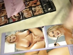 23th cumshot on my friends porn mag
