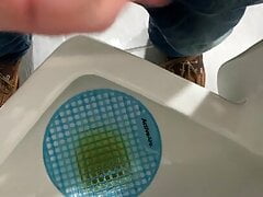 Got horny at public urinal
