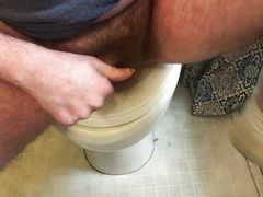 Masturbating in the bathroom