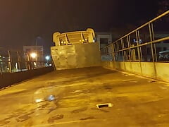 Dancing naked on a truck and stuffing toys into the back hole (Part 3)