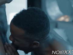 Hunky black guys Pheonix Fellington and Max Konnor ass fuck