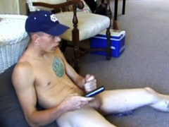Shane Stroking His Stiff Cock