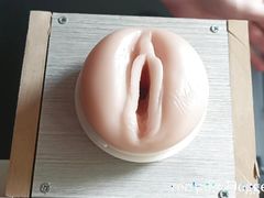 Watch me under my balls when i fuck my fleshlight