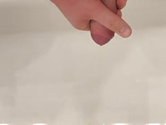 Huge cumshot After wank Session