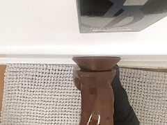 Solo with my bbc dildo
