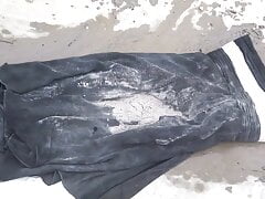 mess black 6 dress with wet ash