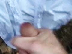 pantie cum in forrest