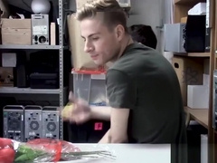 Jock and twink thief threesome BBC bareback and cumshot