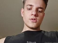 Cute Twink Sucking His Own Uncut Dick