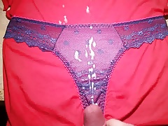Cum on wifes panties 11