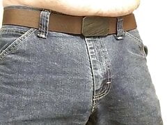 Very Amateur Male Denim Striptease