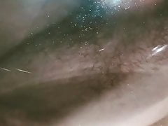 Fuck and cum in condom balloon