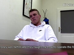 Beefy dude with a bubble butt gets fucked from behind