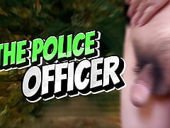 A man was caught by a cop in a New Year's Eve and brought him somewhere for a hot blowjobs and ass fucking celebration