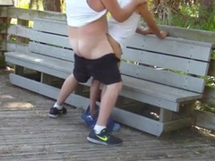 Gordito se la mete a abuelo en publico 8