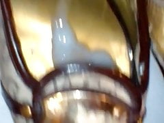 Cogiendome tacones Guess high heels shoejob cumshot
