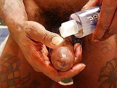Big Dick Hallelujah Johnson Close up Cumshot