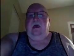 grandpa cum on cam