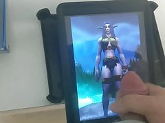 Night Elf Cum Tribute
