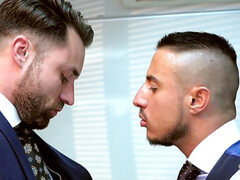 Big dick, brown-haired, gay anal