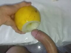 fucking a melon.