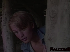 Mates Tomas and Marek end up getting familiar with their dicks