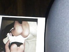big tits cum slut gets huge cumshot