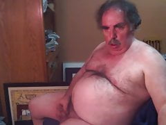 grandpa cum on webcam