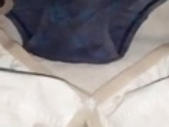 Cum tribute bra panties
