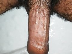 I  playing with my dick in my bathroom