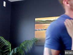 Inked sexy boys doing anal