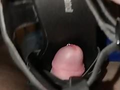 short shoefuck with a sadly small cumshot next time more!