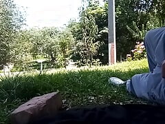 Cum in public