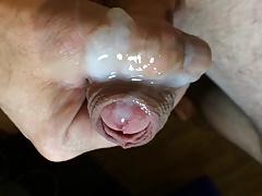 Uncut Jerking Big Cumshot