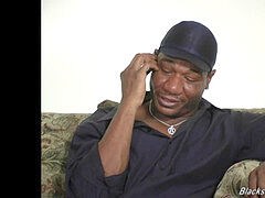 Lusty inexperienced white guy getting shared by dark-hued thugs