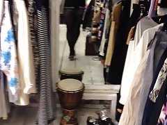 crossdressing in shopping mall