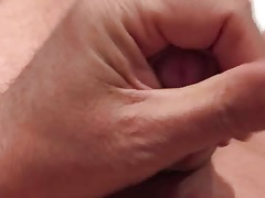 Gemuetlich abgespritzt - slow wank, hot cum