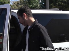 Watch these ebony babes take turns getting their assholes pounded by a black stud